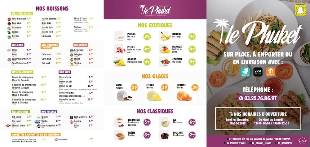 Le Phuket - Menu Image 4